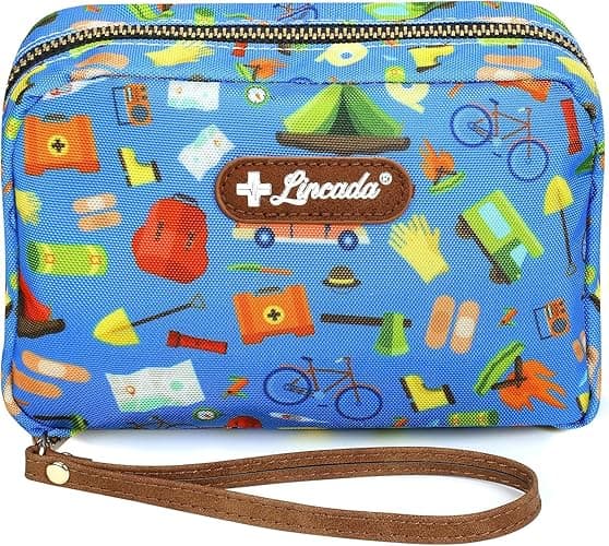 Lincada Portable Travel First Aid Kit for Kids and Adults, 143 Pieces All-Purpose Emergency First Aid Kit for Home, Car, Diaper Bag, Camping & Hiking