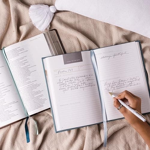 Love God Greatly Journal: A SOAP Method Journal for Bible Study (Blue Cloth-bound Hardcover) thumbnail 3