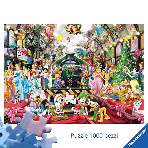 Ravensburger - Puzzle Disney Vintage Movie Post per Adulti e Ragazzi, 1000 Pezzi, Idea Regalo per Lei o Lui, 70x50 cm thumbnail 4