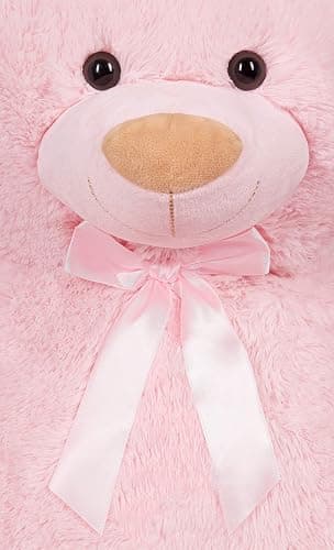 BRUBAKER Peluche géante XXL - Ours/Nounours - 100 cm - Rose - Ultra Douce & Mignonne thumbnail 2