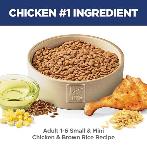 Hill's Science Diet Adult 1-6 Small & Mini Dry Dog Food | #1 Veterinarian Recommended, Chicken & Brown Rice, 4.5 lb. Bag thumbnail 3