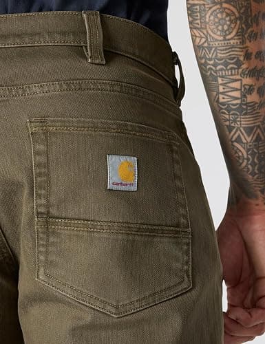 Carhartt Mens Relaxed Straight Rugged Flex Dyed Jean thumbnail 4