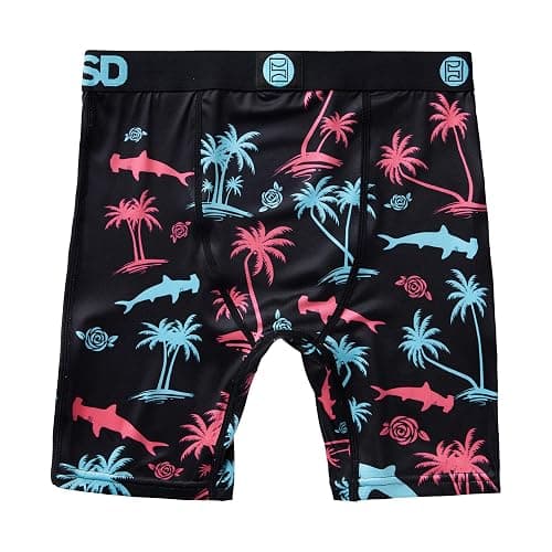 PSD Boys Boxer Briefs – Palm Shark, Comfortable Breathable Underwear for Boys, Boys Underwear Ages 6-16, Large thumbnail 2