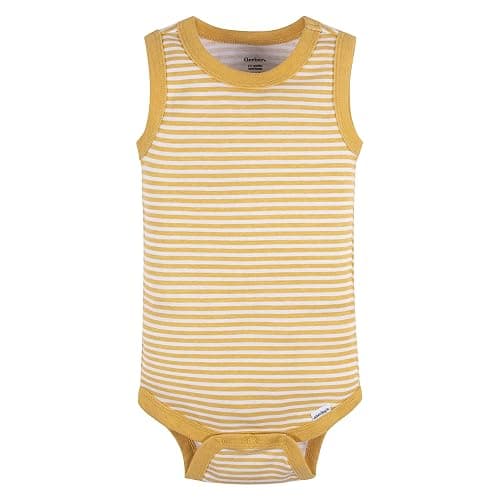Gerber Baby Boys Multi-Pack Sleeveless Onesies Bodysuit thumbnail 5