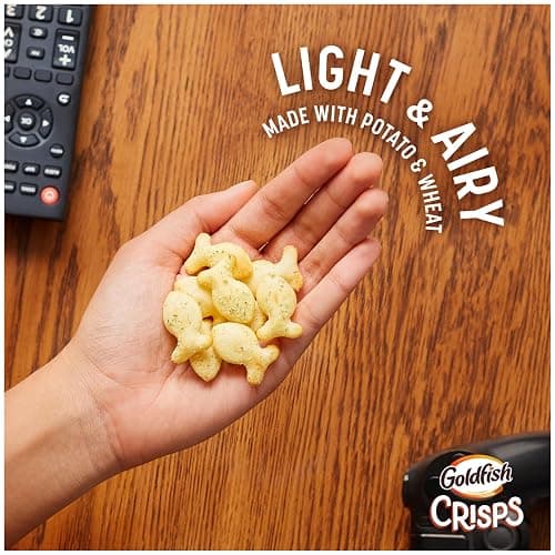 Goldfish Crisps Sour Cream & Onion Baked Chip Cracker Snacks, 6.25 Oz Bag thumbnail 7