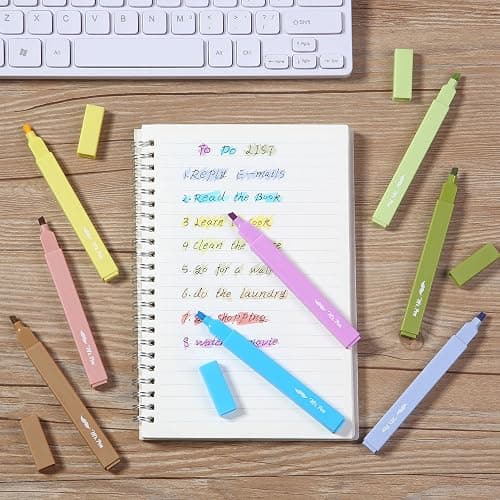 Mr. Pen- Aesthetic Highlighters, 8 Pack, Chisel Tip, Autumn Colors, Cute Highlighters Assorted Colors thumbnail 2