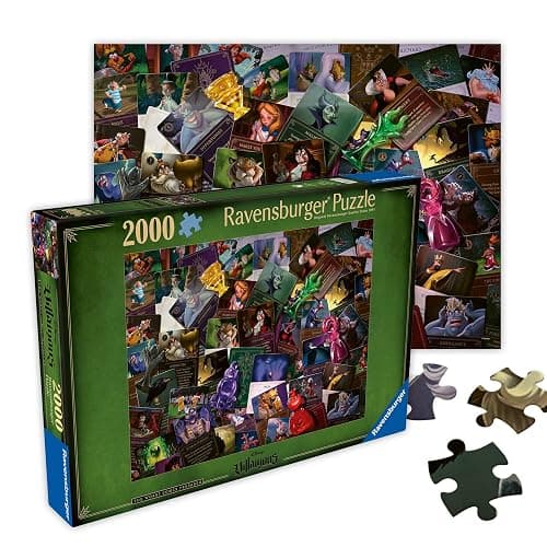 Ravensburger - Disney Villainous - 2000 Piece Jigsaw Puzzle - All The Villains in One Place - Beautifully Illustrated Disney Villains - Premium Quality - Ideal Gift - Puzzles for Adults - Image 1
