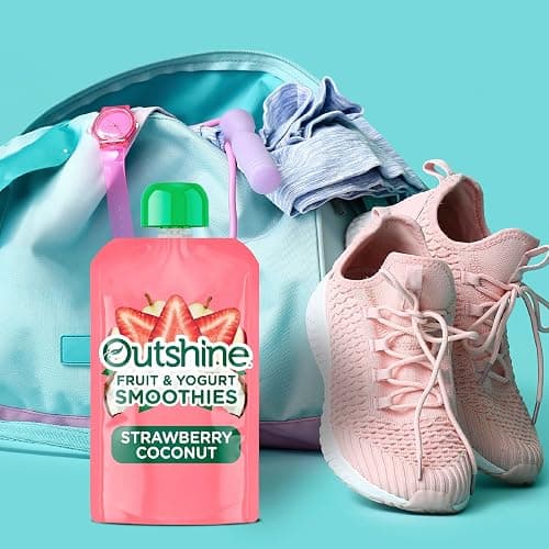 Outshine Smoothie Fruit & Yogurt Smoothie Pouches - Strawberry Coconut (24 Pack) thumbnail 2