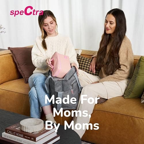 Spectra S1 Plus Hospital Grade Double Electric Breast Pump with Rechargeable Battery, Blue thumbnail 5