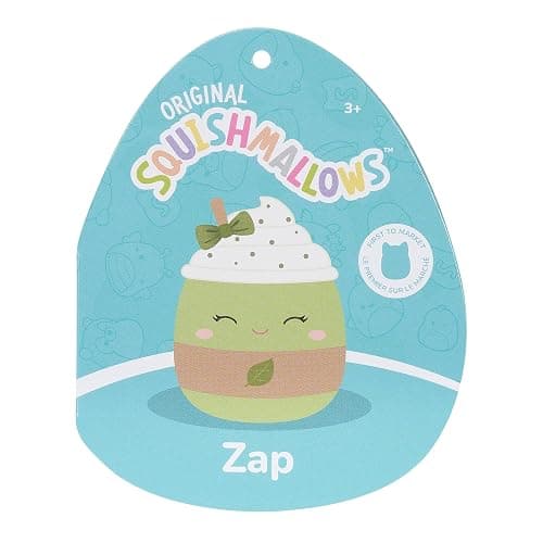 Squishmallows Original 16in Zap The Iced Matcha Latte – Official Jazwares Plush (Large) thumbnail 7