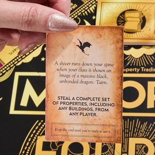 Monopoly Fourth Wing Edition Board Game for Adults | Officially Licensed Game Inspired by the Empyrean Series, Book 1 | 2-6 Players | Ages 17+ thumbnail 10