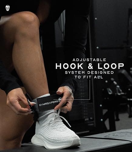 Gymreapers Ankle Straps For Cable Machine Kickbacks, Glute Workouts, Lower Body Exercises - Adjustable Leg Straps with Neoprene Padding thumbnail 4