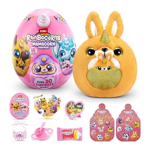 Rainbocorns Mamacorn Surprise by ZURU, Collectible Plush Toy for Girls 3+ - Image 1