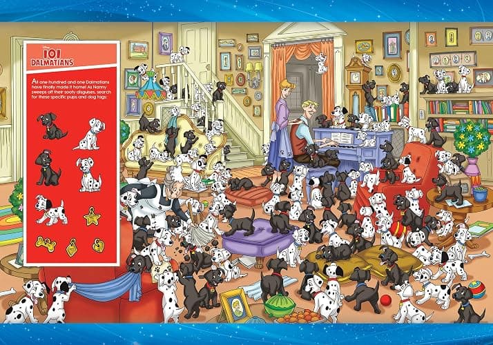 Disney Frozen, Cars, Dory, Nemo, and More! - Movie Adventures Look and Find Activity Book with Stickers - PI Kids thumbnail 4