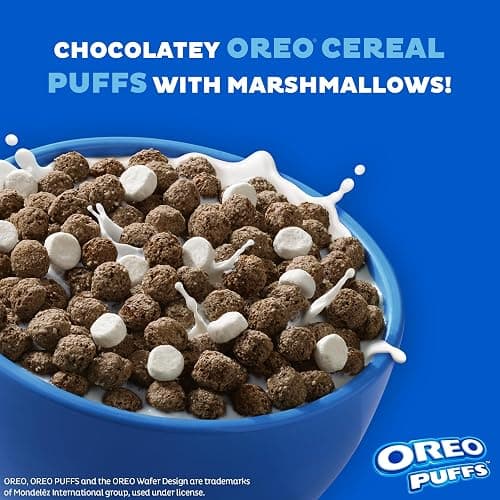 Post Oreo Puff Cereal Cup, Chocolate Cereal, 1 oz cup (Pack of 12) thumbnail 5