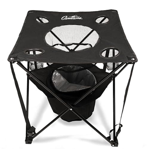 Camerons All-in-One Tailgating Table - Portable Folding Camping Table with Insulated Cooler, Food Basket, Cup Holders & Travel Bag - Collapsible Picnic Table for Outdoor BBQs, Beach & Camp Trips thumbnail 7