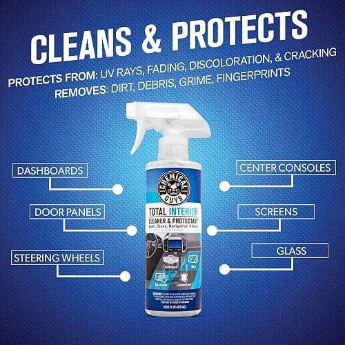 Chemical Guys, Total Interior Cleaner Variety Kit, New Car & Black Cherry | Sample two aromas in one box, a one-step spray for dashes, seats, door panels and screens, boxed ready to gift thumbnail 4