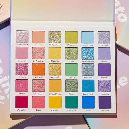 ColourPop Fade Into Hue Eyeshadow Palette - Multi-Color Eye Makeup Palette with Matte, Metallic & Glitter Finishes - High-Pigment Eye Makeup with a Long-Wearing Formula (0.8 oz) thumbnail 6