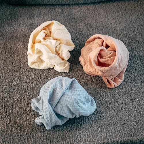 KUNU Beistellbett Spannbettlaken aus Bio-Musselin - 100% Baumwolle – Weiche Premium-Qualität, passgenau für KUNU Beistellbett, universell passend, Bettlaken & Matratzenschoner – Geschenk zur Geburt thumbnail 2