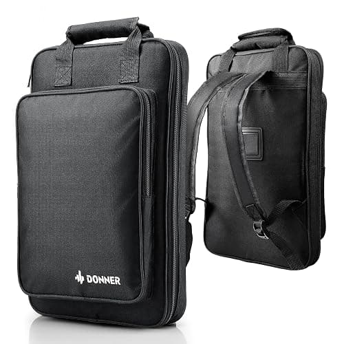 Donner Drumstick Backpack Bag, Large Capacity Padded Double Shoulder Straps for all Drum Accessories, Holds up to 12 Pairs of Drumsticks - Image 1