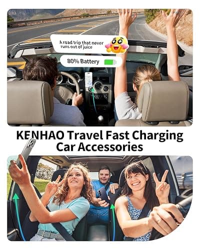 Car Charger USB C, 3 Port 67W Dual USB-C & USB-A Car Phone Charger Adapter | Fast Charging Cigarette Lighter Accessories, for iPhone 17/16/15/14/13/12/11 Pro Max,iPad, Galaxy S26/S25/S24,Pixel, Android thumbnail 7