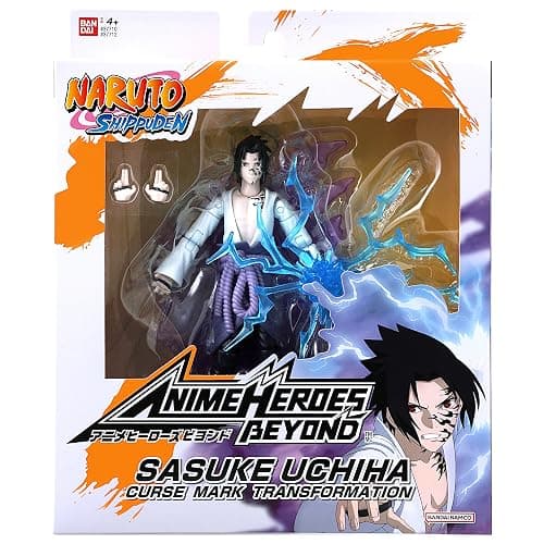 ANIME HEROES Beyond - Naruto - Sasuke Uchiha Curse Mark Transformation Action Figure thumbnail 7