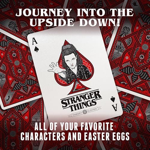 theory11 Stranger Things Premium Playing Cards, Poker Size Standard Index thumbnail 5