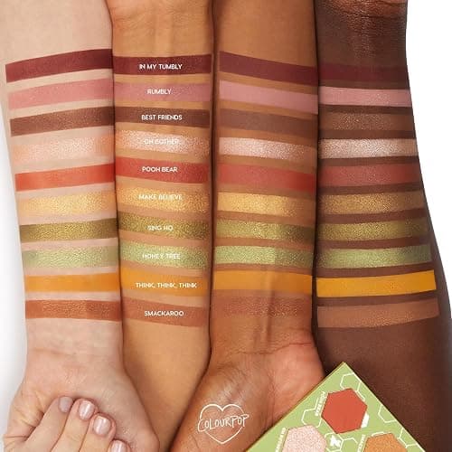 ColourPop x Winnie the Pooh Sweet As Can Bee Eyeshadow Palette - Honey Tone Eye Makeup Palette with Metallic, Matte & Matte Sparkle Finishes - High-Pigment Formula (0.4 oz) thumbnail 5