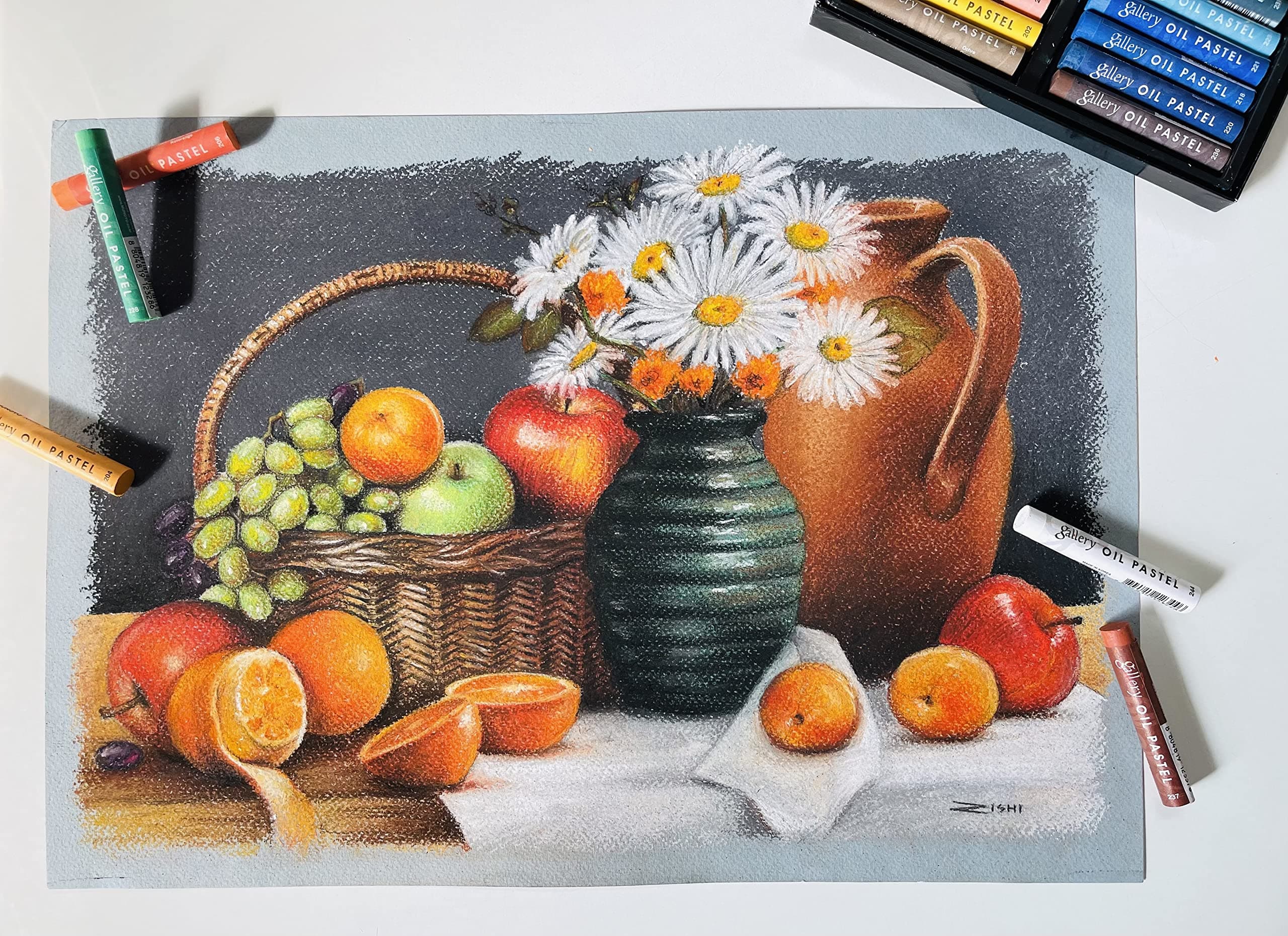 Mungyo Gallery Soft Oil Pastels Set of 36 - Assorted Colours (MOPV-36) thumbnail 4