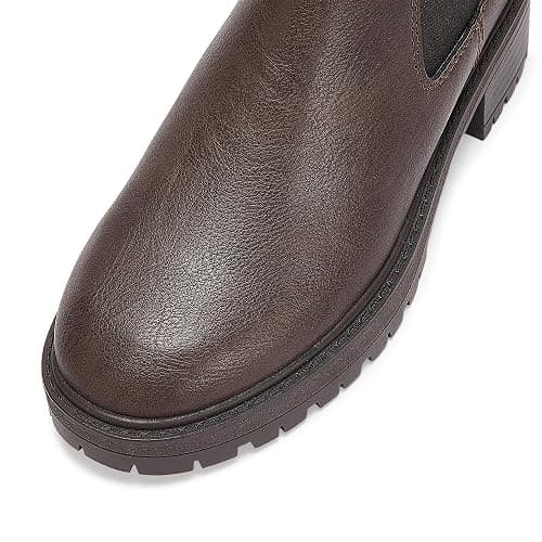 CosyFever Women's Chelsea Boots Ankle Booties With low Heel pull on For 2025 Fall Winter thumbnail 5