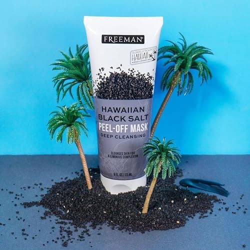 Freeman Exotic Blends Hawaiian Black Salt Peel Off Facial Mask, 6 fl.oz./175 mL Tube thumbnail 7