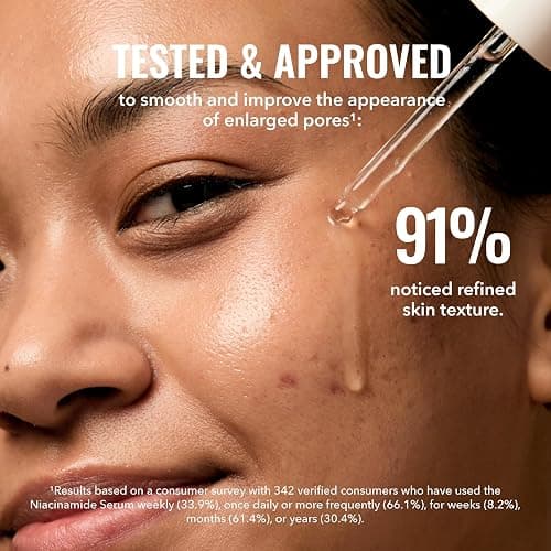 Good Molecules Niacinamide Serum – 10% Niacinamide to Target Blemishes, Nourishment, and Skin Tone – Ultra Hydrating & Brightening Skin Care for Face – 75 ml / 2.53 fl oz thumbnail 5