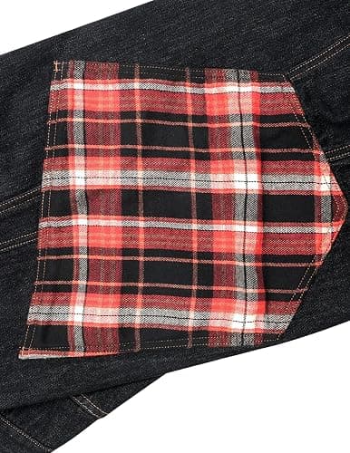 Aelfric Eden Baggy Barrel Jeans Plaid Big Pocket Wide Leg Denim Pants Unisex Casual Oversized Y2K Streetwear Hip Hop Jeans thumbnail 8