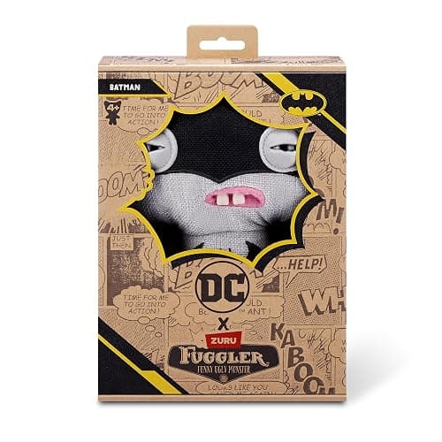 Fuggler x DC by ZURU Funny Ugly Monster, Plush, Collectible, Toy (Batman) thumbnail 3