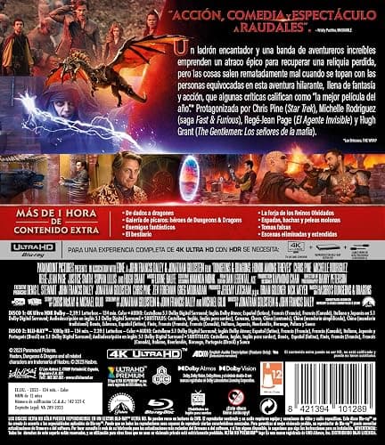 Dungeons & Dragons: Honor Entre Ladrones (4K UHD + Blu-ray) thumbnail 2