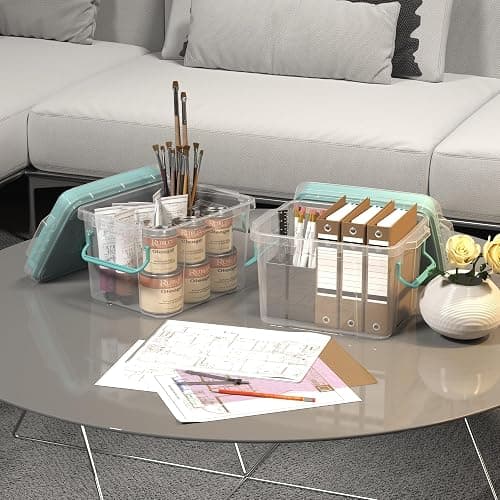Covetree 2-Pack Clear Plastic Medicine Storage Organizer & First Aid Box – Multi-Layer Medicine Storage Box, Durable Medicine Organizer, Clear Medicine Storage Box for Home, Office & Travel thumbnail 5