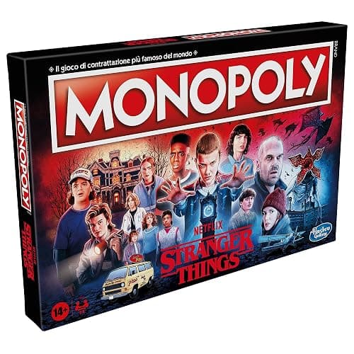 Hasbro Gaming Monopoly Stranger Things Gioco da Tavolo per Adulti e Ragazzi dai 14 Anni in su, Multicolore, 41 x 400 x 267 mm (Lingua Italiana) thumbnail 2