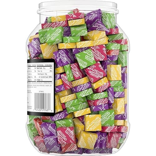 Now and Later Original Mix, Individually Wrapped Mixed Fruit Chew Candy, 60 Ounce Jar thumbnail 4