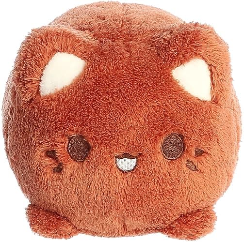Aurora® Enchanting Tasty Peach® Coconut Meowchi Stuffed Animal - Bright & Colorful Design - Showpiece Plush - Brown 7 Inches thumbnail 3