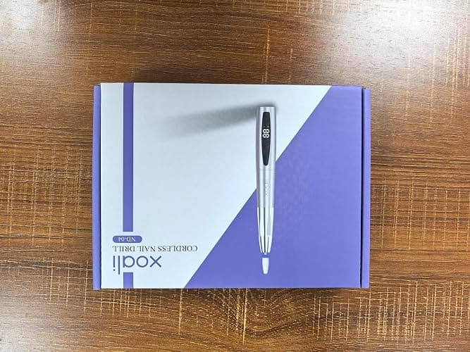 Xoali Cordless Electric Nail Drill 35000 RPM, 13 in 1 Professional Rechargeable Electric Nail Files with LED Display, 5 Adjustable Speed, Portable E Files Kit for Acrylic & Gel Removal thumbnail 10