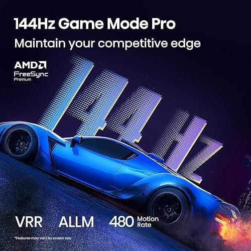 Hisense 100QD7QFM - 100" 4K Smart Mini-LED Fire TV (2025 Model), QLED Color, 144Hz Game Mode PRO, Dolby Vision, Dolby Atmos, AI Smooth Motion with MEMC, Alexa Built in with Voice Remote thumbnail 7