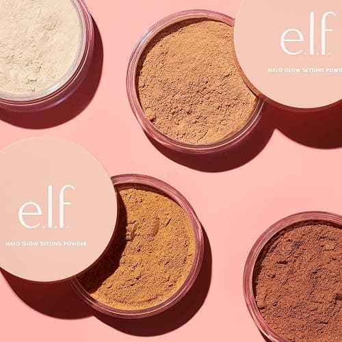 e.l.f. Halo Glow Soft Focus Setting Powder, Silky & Creates Soft Glow Without Shine, Smooths Pores & Lines, Vegan & Cruelty-Free, Medium thumbnail 4