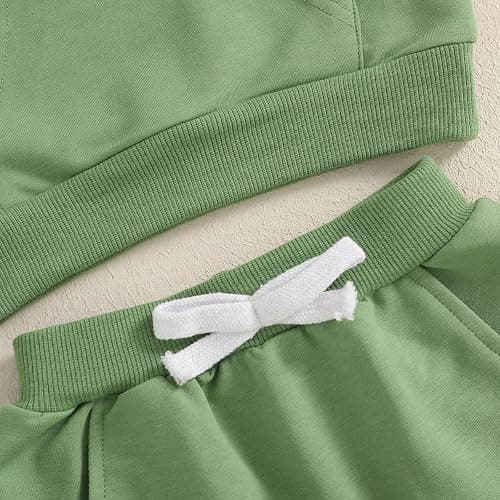 LIOMENGZI Toddler Baby Boy Hooded Dinosaur Summer Outfit Funny T-Shirt Shorts Set Infant Dinosaur Clothes 6 12 18 Months 2T thumbnail 7