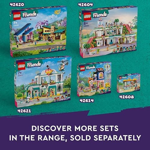 LEGO Friends Andrea's Modern Mansion Doll House - Gift for Christmas - 4 Story Toy House Building Toy Set for Kids, Girls and Boys, Ages 14+ - Includes 11 Characters - 42639 thumbnail 6