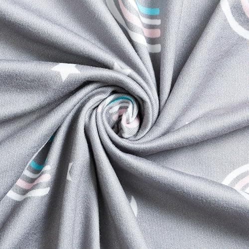 FHMJYH Changing Table Pad Cover Elastic Changing Pad Cover Premium Baby Changing Pad Cover 2 Pack for Boys Girls Soft and Comfortable (Rainbow and Dinosaur Park) - Rainbow and Dinosaur Park thumbnail 3