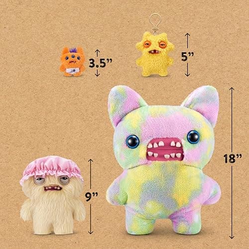 Fuggler Old Fogies 9-Inch Plush Toy (Gabby Gibbler) by ZURU – Funny Ugly Monster Stuffed Animal with Human-Like Teeth, Collectible Plush for Kids, Tweens, Teens, Adults & Weird Toy Lovers thumbnail 3