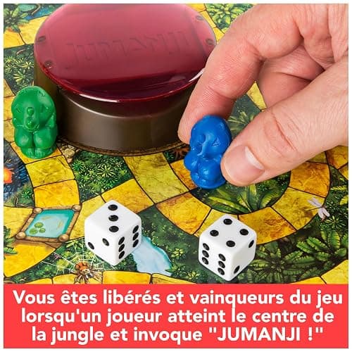 Jumanji - Jumanji Retro - Jeu de Société Famille - Jeu De Plateau avec Nombreux Défis - Ambiance du Film - Version Française - Jouet Enfant 8 Ans et + thumbnail 4