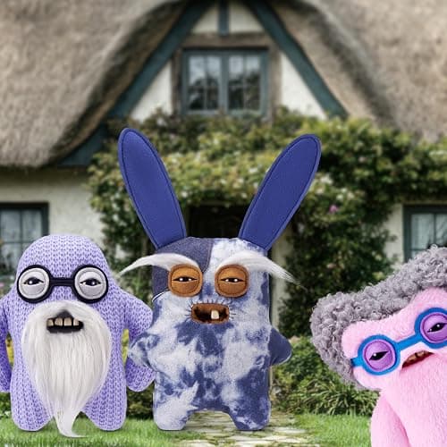 Fuggler Old Fogies 9-Inch Plush Toy (Stinkface) by ZURU – Funny Ugly Monster Stuffed Animal with Human-Like Teeth, Collectible Plush for Kids, Tweens, Teens, Adults & Weird Toy Lovers thumbnail 5