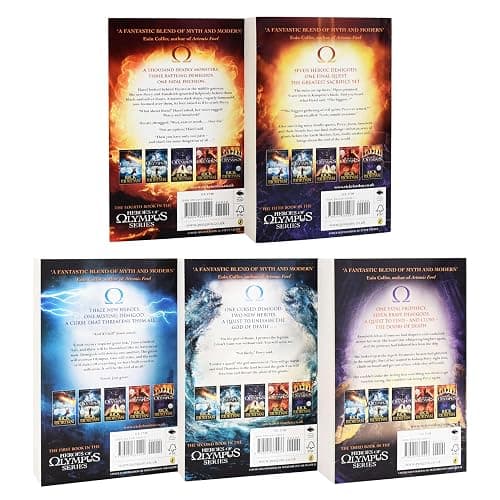 Heroes of Olympus Complete Collection 5 Books Box Set -The Lost Hero/The Son of Neptune/The Mark of Athena/The Blood of Olympus by Rick Riordan (2015-06-07) thumbnail 3