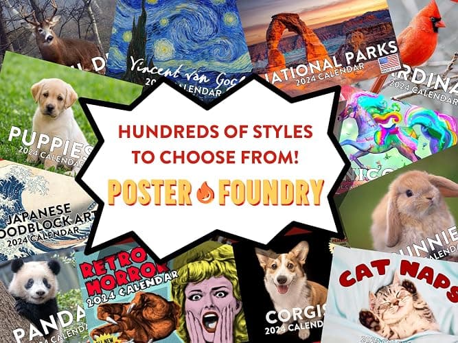 Corgi Butt Calendar 2026 Monthly Wall Calender 12 Month | American Made In The USA thumbnail 6